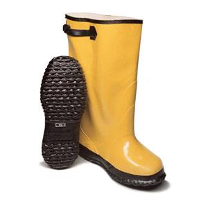 YELLOW RUBBER SLUSH BOOT 17IN PULLOVER | Overshoes | Broner Glove & Safety